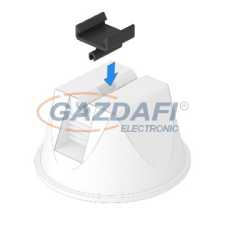 OBO 5218885 165 MBG HFL Tetővezeték-Tartó laposvezetőhöz 30x3,5 fekete polipropilén villanyszerelés