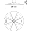 OBO 5403324 F-FIX-BASIS Alaprendszer FangFix Juniorhoz grafitszürke