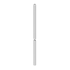 OBO 5408108 101 16-1500 Szigetelőrúd 1500mm üvegszálas-erősítésű műanyag