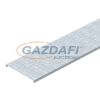 OBO 6052640 DRLU 050 DD Fedél Perforálás Nélkül kábeltálcához és kábellétrához 50x3000mm acél, cink-alumínium bevonat