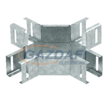 OBO 6074921 LTS K DD Keresztidom fénycsőtartó-sínhez 50x50mm acél, cink-alumínium bevonat villanyszerelés