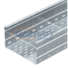 OBO 6098517 WKSG 166 FS Nagyfesztávú Kábeltálca perforált, fenékbordával 160x600x6000mm szalaghorganyzott acél