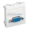 OBO 6104613 MTG-VGA S SWGR1 Modul 45 Vga Csatlakozó Aljzat Hüvely csavaros rögzítéssel 45x45mm szürkésfekete polikarbonát