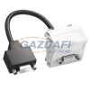 OBO 6104694 MTS-DB9 F RW1 Modul 45 D-Sub9 Csatlakozó Aljzat kábellel hüvely-hüvely 45x45mm hófehér polikarbonát