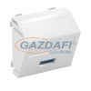 OBO 6104886 MTS-U3A S RW1 Modul 45 Usb 3.0 A Csatlakozó Aljzat Hüvely csavaros rögzítéssel 45x45mm hófehér polikarbonát