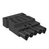 OBO 6108070 ST-S GST18i5p SW Csatlakozódugó 5-Pólusú fekete