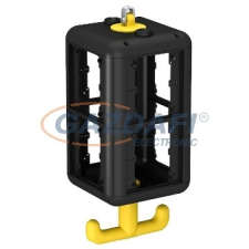 OBO 6109821 VH-8 LG Ellátóegység fogantyúval, üres 140x140x352mm grafitszürke poliamid IP20 villanyszerelés