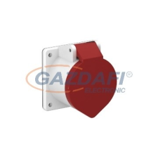 OBO 6109876 CEE-32A Dugaszolóberendezés 3-pólus +N+PE 400V 32A 75x75x72mm villanyszerelés
