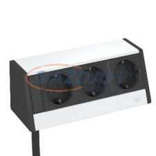 OBO 6116939 DB-0B3 D3S Deskbox Kábellel rögzítő nélkül eloxált alumínium villanyszerelés