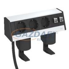 OBO 6116942 DB-1B3 D3S2K Deskbox Kábellel rögzítővel eloxált alumínium villanyszerelés