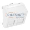 OBO 6119302 DTS-2RM AL1 Adatátviteli Modul Tartó 2 db RM típusú csatlakozómodulhoz 45x45mm festett alumínium polikarbonát