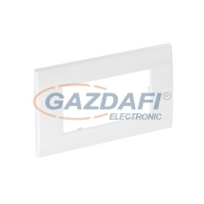 OBO 6119342 AR45-F2 RW Takarókeret Modul 45, 2-részes 84x140mm hófehér polikarbonát villanyszerelés