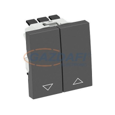 OBO 6120952 RS-BS SWGR1 Redőnykapcsoló szürkésfekete villanyszerelés