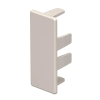 OBO 6153674 WDK HE20050CW Véglezáróelem 20x50mm krémfehér PVC