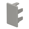 OBO 6158749 WDK HE25040GR Véglezáróelem 25x40mm kőszürke PVC