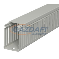 OBO 6178324 LKV 75050 Vezetékrendező Csatorna 75x50x2000mm kőszürke PVC villanyszerelés
