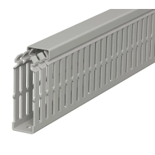OBO 6178420 LKV N 75025 Vezetékrendező Csatorna 75x25x2000mm kőszürke PVC villanyszerelés