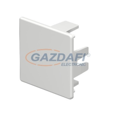 OBO 6193218 WDK HE40040RW Véglezáróelem 40x40mm hófehér PVC villanyszerelés