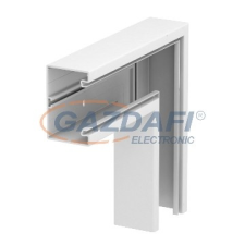 OBO 6274321 GK-F70110CW Lapos Sarokelem 70x110mm krémfehér PVC villanyszerelés
