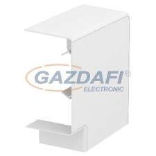 OBO 6274421 GK-FH70130CW Lapos Sarokelem fedélidom 70x130mm krémfehér Polikarbonát/Akrilnitril-butadién-sztirol villanyszerelés