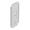 OBO 6274650 GK-KUP Összekötő Csatlakozó GK csatornához 64x90mm világosszürke Akrilnitril-butadién-sztirol