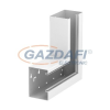 OBO 6277520 GS-AFS90130RW Lapos Sarokelem emelkedő aszimmetrikus 90x130mm hófehér acél