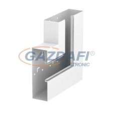 OBO 6278020 GS-AFS70210RW Lapos Sarokelem emelkedő aszimmetrikus 70x210mm hófehér acél villanyszerelés