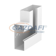 OBO 6278120 GS-AFS90210RW Lapos Sarokelem emelkedő aszimmetrikus 90x210mm hófehér acél villanyszerelés