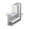 OBO 6278320 GS-DFS90170RW Lapos Sarokelem emelkedő aszimmetrikus 90x170mm hófehér acél