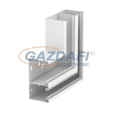 OBO 6278320 GS-DFS90170RW Lapos Sarokelem emelkedő aszimmetrikus 90x170mm hófehér acél villanyszerelés