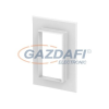 OBO 6278850 G-AWAG70130RW Fali Takarókeret zárt kivitel 198x25x138mm hófehér alumínium