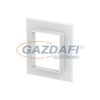 OBO 6279020 G-AWAG90110RW Fali Takarókeret zárt kivitel 178x25x158mm hófehér alumínium
