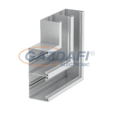 OBO 6279623 GA-DF90210EL Lapos Sarokelem kétrekeszes 90x210mm eloxált alumínium villanyszerelés
