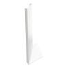 OBO 6287060 FOOP3SRW Felső Rész emelkedő lapos sarokhoz, pult 80x300mm hófehér acél