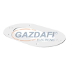 OBO 6290260 WAG70140O Mennyezeti Takarólemez zárva 211x129,5mm hófehér acél