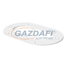 OBO 6290260 WAG70140O Mennyezeti Takarólemez zárva 211x129,5mm hófehér acél villanyszerelés