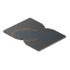 OBO 6290362 ISSGU140100 Gumialátét ISS 140100R-hez 140x100x4mm fekete gumi