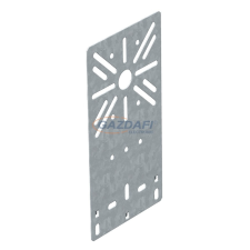 OBO 7085108 MP FL DD Szerelőlap lapos kivitel 235x120mm acél, cink-alumínium bevonat villanyszerelés