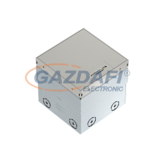OBO 7368342 UDHOME2 GV Szerelvénybeépítő egys. üres, fix rozsdmentes tető, 140x140x110mm villanyszerelés