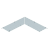 OBO 7404902 AIKF AEA 25070 Külsősarok-Vakfedél padlóra szerelt csatornához 800x250x70mm szalaghorganyzott acél