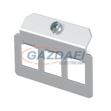 OBO 7407833 MTM 3F Tartólap Tripla F típusú lyukképpel rozsdamentes acél villanyszerelés