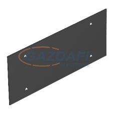 OBO 7408124 T12L P03S 9011 Fedlap 213x88mm grafitszürke PVC villanyszerelés