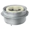 OBO 7408578 US80 DB 20 Padló Alatti Kivezetés max. 38 mm DB-lapvastagsághoz cink présöntvény