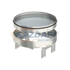 OBO 7409140 RKRN2UZD3R4VS25 Kerek Kazetta zárt ø 215mm rozsdamentes acél