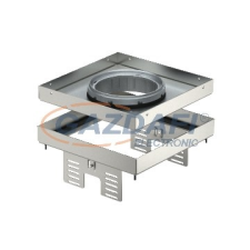 OBO 7409372 RKFN2 UZD3 4VS20 Négyzetes Kazetta tubushoz 200x200mm rozsdamentes acél villanyszerelés