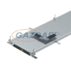 OBO 7424662 OKA-W4006050D6 Nyitható Padlócsatorna GES6 szerelvénybetéthez 2400x400x60mm szalaghorganyzott acél