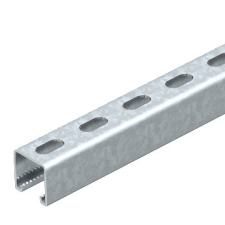 OBO Bettermann 1122988 - MSL4141P1000A4 - Profilsín perforált 22 mm résszélesség 1000x41x41 barkácsolás, csiszolás, rögzítés