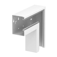 OBO Bettermann 6277530 GS-AFF90130RW Lapos sarokelem eső aszimmetrikus 90x130mm hófehér villanyszerelés