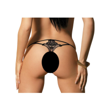 Obsessive Luiza - tulipános tanga (fekete) női tanga