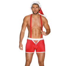 Obsessive Obsessive Mr Claus - Mikulás jelmez szett (2 részes) - piros fantázia ruha